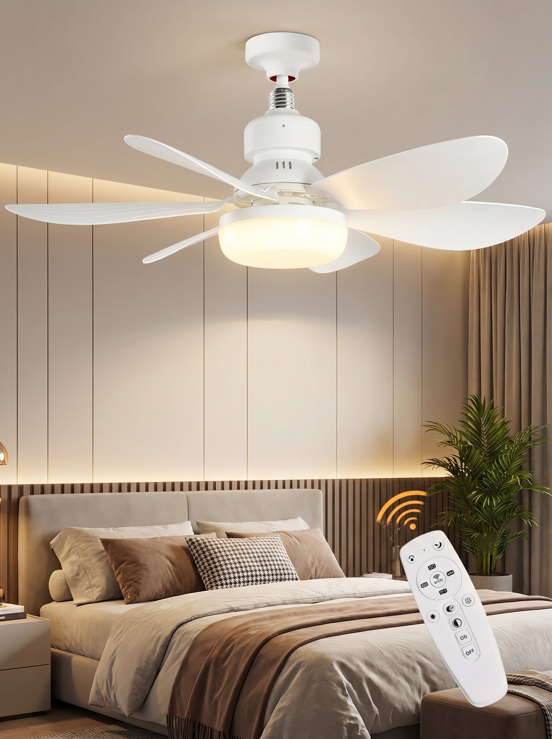 Ventilador Luminária Led 80W
