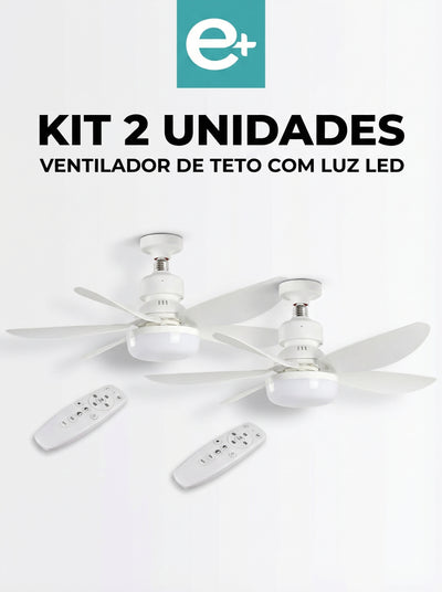 Ventilador Luminária Led 80W