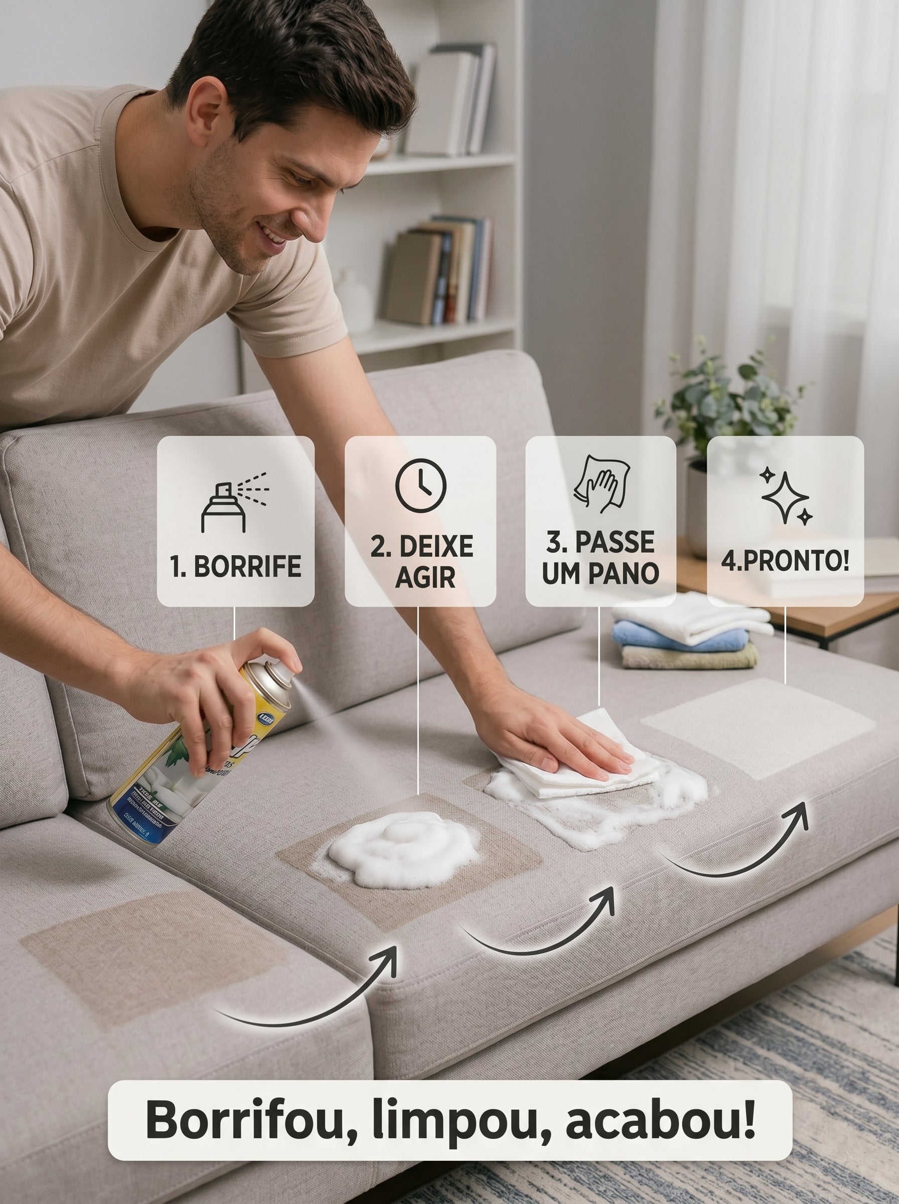 Dry sofa cleaning