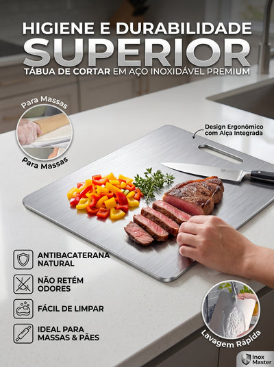 Tábua Inox 304 — Antibacteriana e Antimofo